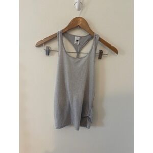 Kids‎ New Balance Gray Striped Racerback Tank Top Size L 14 Athletic